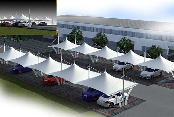  Qiqihar membrane structure parking shed