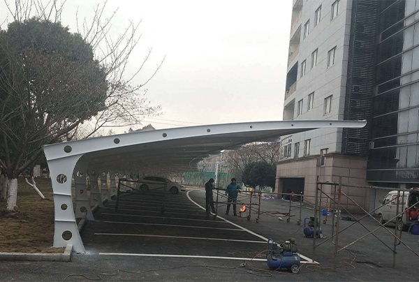  Huludao membrane structure parking shed