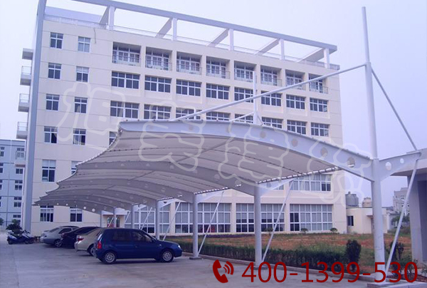  Membrane structure parking shed