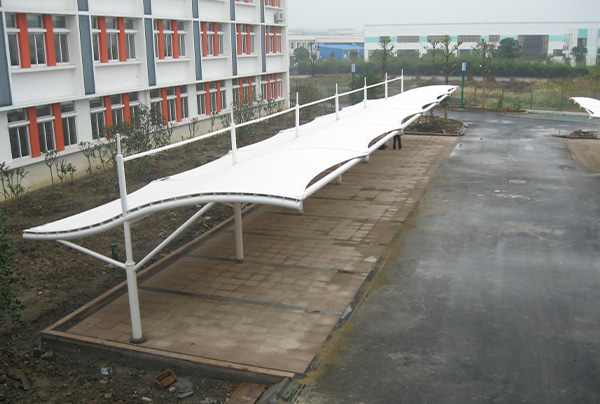  Membrane structure parking shed