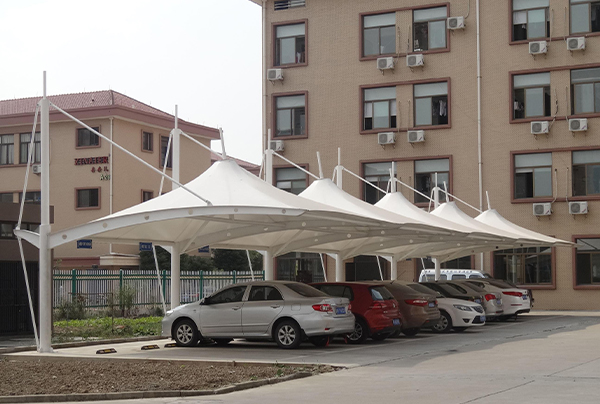  Membrane structure parking shed