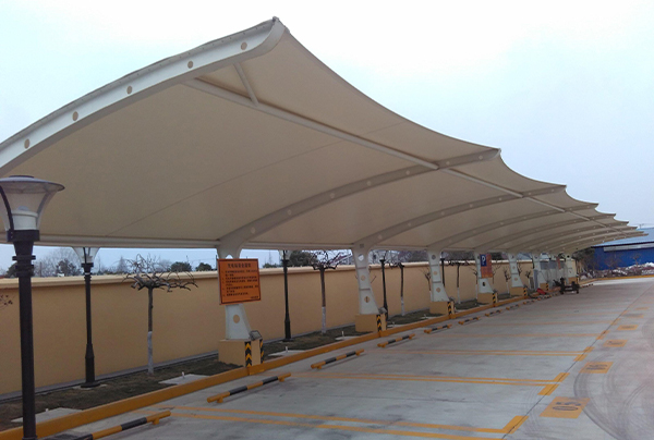  Membrane structure parking shed