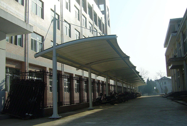  Membrane structure parking shed