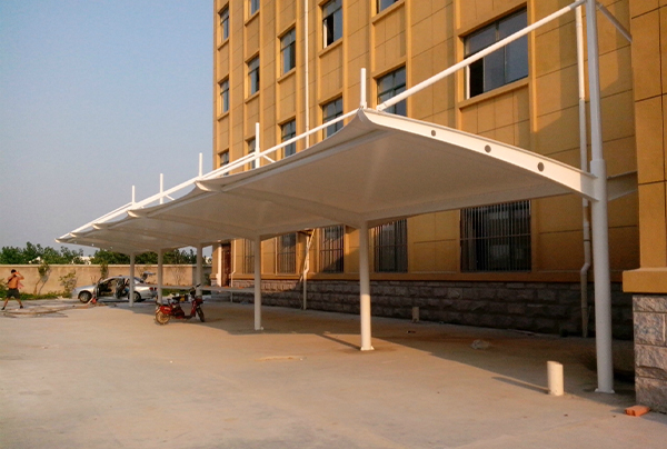  Membrane structure parking shed