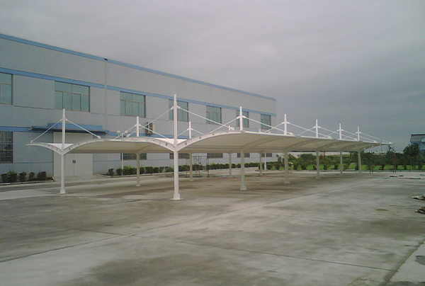  Membrane structure parking shed