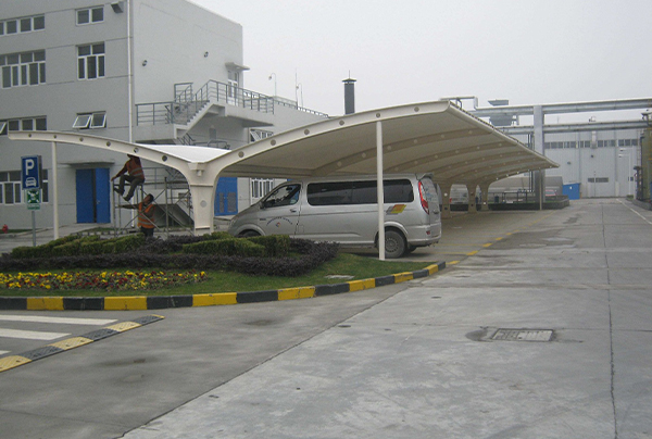  Membrane structure parking shed